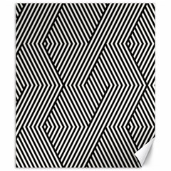 Vector-geometric-lines-pattern-simple-monochrome-texture-with-diagonal-stripes-lines-chevron-zigzag- Canvas 20  X 24 