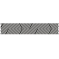 Vector-geometric-lines-pattern-simple-monochrome-texture-with-diagonal-stripes-lines-chevron-zigzag- Large Flano Scarf  by nate14shop