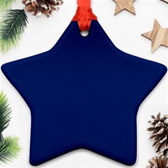 Dark Blue Ornament (star) by nate14shop