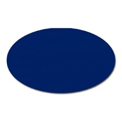 Dark Blue Oval Magnet by nate14shop