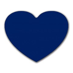 Dark Blue Heart Mousepads by nate14shop