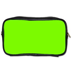 Grass-green-color-solid-background Toiletries Bag (one Side) by nate14shop