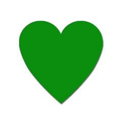 Green Heart Magnet by nate14shop