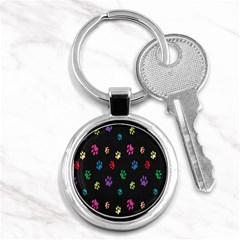 Footprints Key Chain (round) by nate14shop