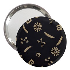 Pattern-dark 3  Handbag Mirrors by nate14shop