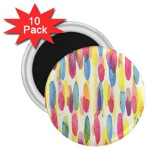 Watercolour-texture 2 25  Magnets (10 Pack)  by nate14shop