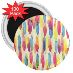 Watercolour-texture 3  Magnets (100 Pack) by nate14shop