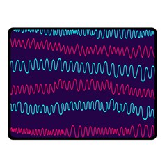 Waves Fleece Blanket (small) by nate14shop