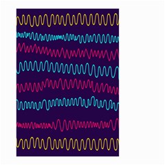 Waves Small Garden Flag (two Sides) by nate14shop