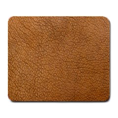 Leather Brown  Large Mousepads by artworkshop