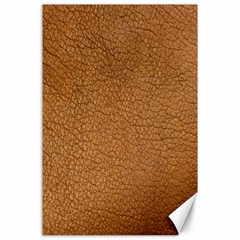 Leather Brown  Canvas 24  X 36  by artworkshop