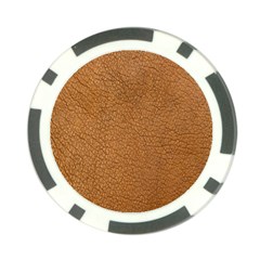 Leather Brown  Poker Chip Card Guard (10 Pack) by artworkshop