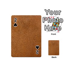 Leather Brown  Playing Cards 54 Designs (mini) by artworkshop