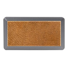 Leather Brown  Memory Card Reader (mini) by artworkshop