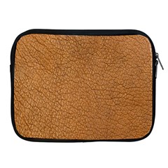 Leather Brown  Apple Ipad 2/3/4 Zipper Cases by artworkshop