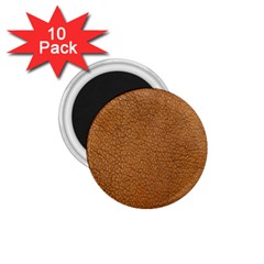 Leather Brown  1 75  Magnets (10 Pack)  by artworkshop