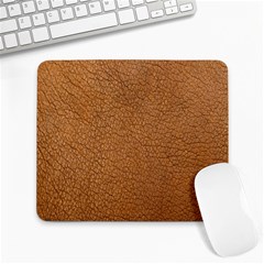 Leather Brown  Large Mousepads by artworkshop