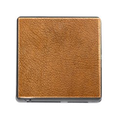 Leather Brown  Memory Card Reader (square 5 Slot) by artworkshop