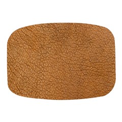 Leather Brown  Mini Square Pill Box by artworkshop