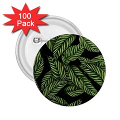  Leaves  2 25  Buttons (100 Pack)  by artworkshop