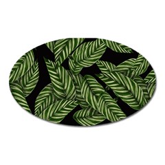  Leaves  Oval Magnet by artworkshop