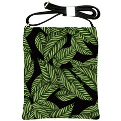  Leaves  Shoulder Sling Bag by artworkshop