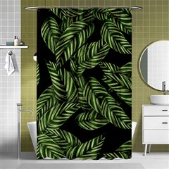  Leaves  Shower Curtain 48  X 72  (small)  by artworkshop