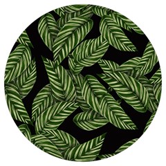  Leaves  Round Trivet by artworkshop