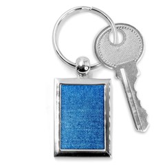 Jeans Blue  Key Chain (rectangle) by artworkshop