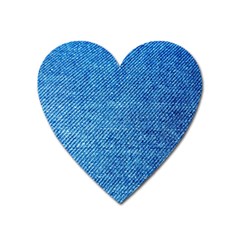 Jeans Blue  Heart Magnet by artworkshop