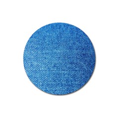 Jeans Blue  Magnet 3  (round) by artworkshop