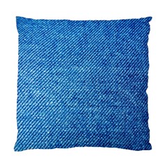 Jeans Blue  Standard Cushion Case (two Sides) by artworkshop