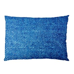 Jeans Blue  Pillow Case by artworkshop