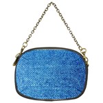 Jeans Blue  Chain Purse (Two Sides) Back