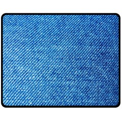 Jeans Blue  Fleece Blanket (medium)  by artworkshop