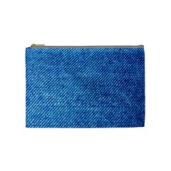 Jeans Blue  Cosmetic Bag (medium) by artworkshop