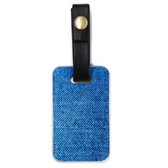 Jeans Blue  Luggage Tag (one Side) by artworkshop