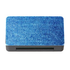 Jeans Blue  Memory Card Reader With Cf by artworkshop