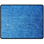 Jeans Blue  Fleece Blanket (Medium)  60 x50  Blanket Front