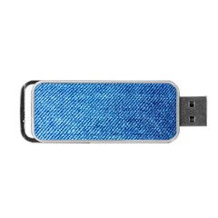 Jeans Blue  Portable Usb Flash (one Side) by artworkshop