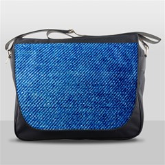 Jeans Blue  Messenger Bag by artworkshop