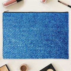 Jeans Blue  Cosmetic Bag (xxxl) by artworkshop