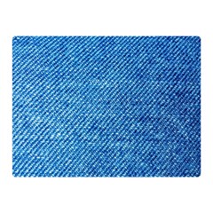 Jeans Blue  Double Sided Flano Blanket (mini)  by artworkshop