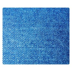 Jeans Blue  Double Sided Flano Blanket (small)  by artworkshop