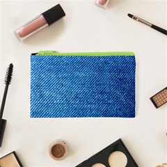 Jeans Blue  Cosmetic Bag (xs) by artworkshop