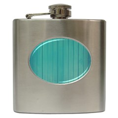 Green Surface  Hip Flask (6 Oz) by artworkshop