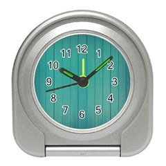 Green Surface  Travel Alarm Clock by artworkshop