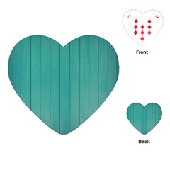 Green Surface  Playing Cards Single Design (heart) by artworkshop