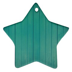 Green Surface  Star Ornament (two Sides) by artworkshop