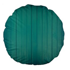 Green Surface  Large 18  Premium Flano Round Cushions by artworkshop